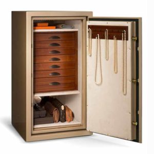 Casoro Amethyst Jewelry Safe with Drawers for Your Home